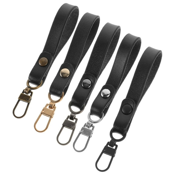 Raindrops and Alloy Zipper Pulls for DIY Use, Durable and Detachable, Coffee, 5Pcs