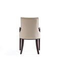 thumbnail image 4 of Manhattan Comfort Shubert 19.75" Faux Leather Dining Chair in Tan (Set of 6), 4 of 5