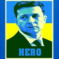 thumbnail image 3 of CafePress - Ukrainian President Zelenskyy Ukraine Flag T Shirt - Dark T-Shirt Kids XS-XL, 3 of 4