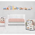 thumbnail image 2 of Bacati - Construction 4-Piece Crib Bedding Set with Diaper Stacker - Yellow/Orange/Blue/Grey Boys, 2 of 10