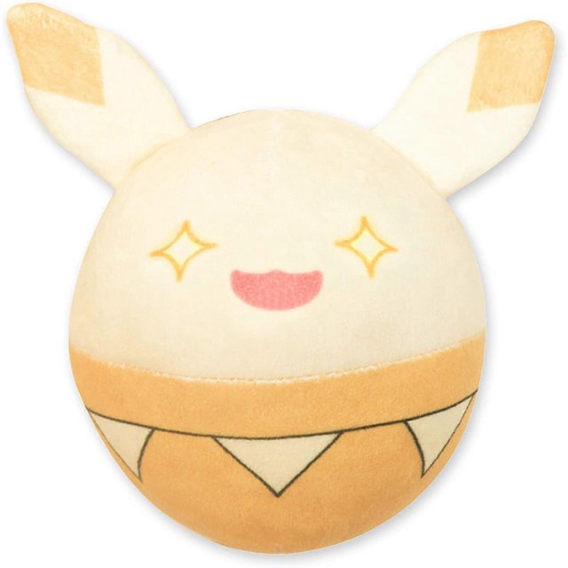 5.1 Genshin Bouncing Bombs Rabbit Plush Toy Plushie Stuffed Doll Soft Pillow Cosplay Props for Game Fans (Star Eyes, 5.1") Star Eyes 5.1