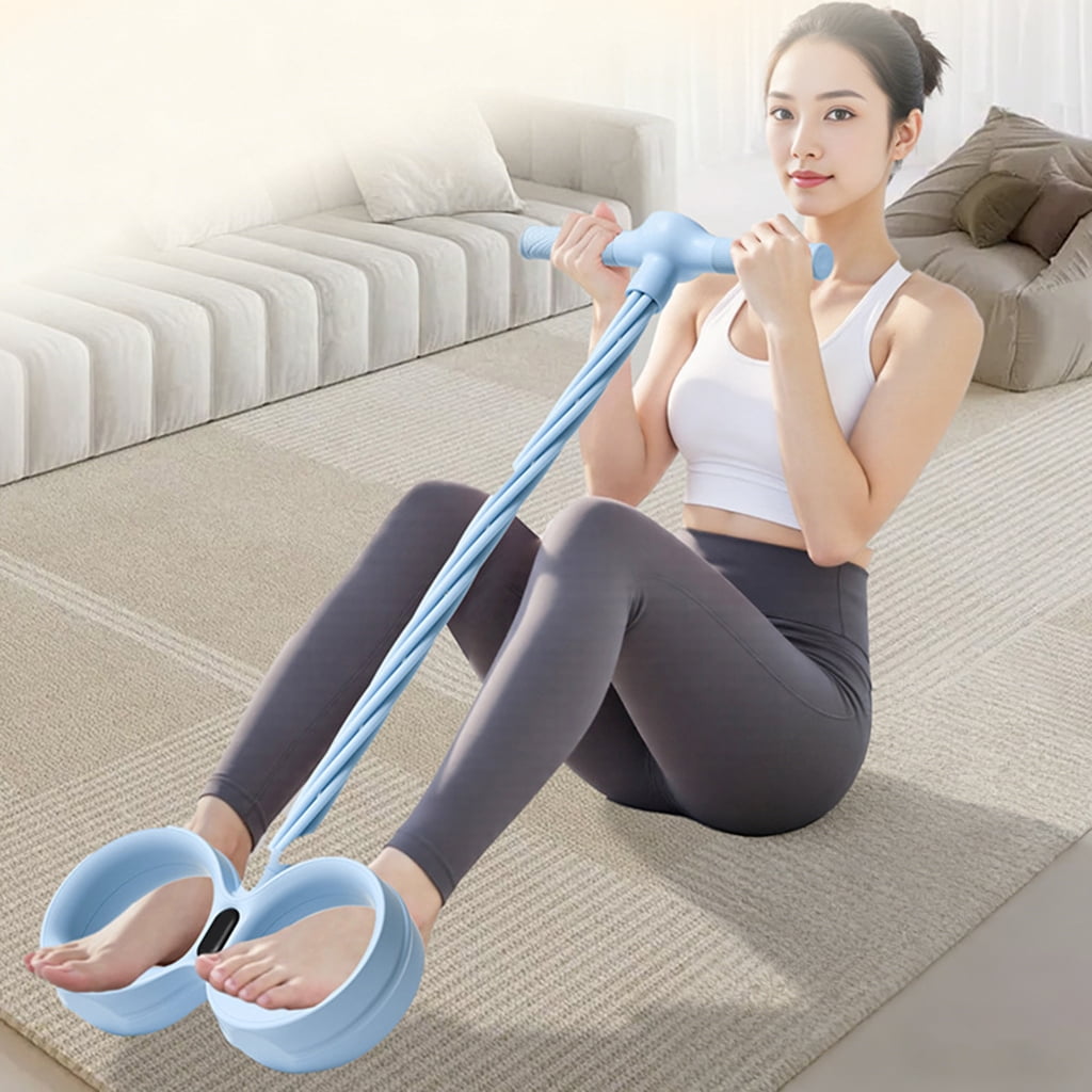 Elastic Resistance Rope with Digital Counter & Handles For Whole Body Toning And Alignment Correction