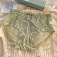 thumbnail image 4 of Lencería de cintura alta para mujer, ropa interior sexy de talla grande, bragas transparentes para Realce de glúteos, bragas de ajuste abdominal, 4 of 5