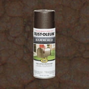 Brown, Rust-Oleum Stops Rust Hammered Spray Paint-210880, 12 oz