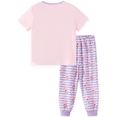 thumbnail image 2 of Peppa Pig Toddler Girls Pajamas Set Graphic Short Sleeve Top Pink Tee Purple Stripe Print Pants 2 Piece Kids Sleepwear PJs Sizes 3Y, 2 of 11