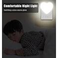 thumbnail image 4 of 1pack Cute Nightlight Heart-Shaped Soft White Night Light LED Night Lights Plug into Wall for Men and Women, 4 of 7