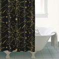 thumbnail image 5 of Gothic Shower Curtain Set - Dark Celestial Moon & Star Print, Mystical Cosmic Bath Decor, Waterproof Polyester 72"x84", Goth Aesthetic Gift, 5 of 5