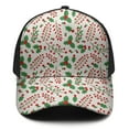 thumbnail image 2 of Christmas Baseball Cap – Stylish Spliced Design Adjustable Trucker Hat with Full Print Front & Brim, Breathable Cotton Blend Snapback for Sports, Travel & Daily Wear, 2 of 3
