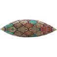 thumbnail image 3 of Colorful Patchwork Decorative Pillow Case Turkish Style Traditional Ethnic Flower Floral Throw Pillow Cover Home Decor Cotton Linen Square Cushion Cover for Couch Bed Sofa 18X18 Inch, 3 of 5