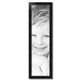 thumbnail image 2 of ArtToFrames 11" x 42" Honors Black with Silver Picture Frame, 11x42 inch Black Wood Poster Frame (WOM-5157), 2 of 7