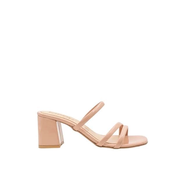 Sandalia Mujer Kipon Tacon Vestir Comodo beige 23