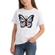 thumbnail image 4 of Blusas y camisas de manga corta con cuello redondo Camiseta de manga corta con cuello redondo estampada para niños de talla mediana y grande Ropa exterior informal de verano Pijamas de poliéster para, 4 of 5