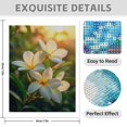 thumbnail image 3 of Diamond Art Kit for Adults, Frangipani Sunset Blooms Serenity Diamond Painting for Adults Beginners, 5D DIY Diamond Art Painting Kits, Colorful Diamond Painting Craft for Home Decor 12x16 Frameless, 3 of 7