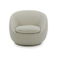 thumbnail image 5 of Better Homes & Gardens Mira Swivel Accent Chair, Cream Linen, 5 of 9