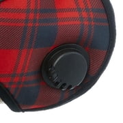 M2N Reusable Air Filtration Mask - Red Plaid - Medium (M)