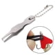 thumbnail image 3 of Abridor de Señuelo de Pesca Cola Metal con Cadena de Cuentas Multi Plata, 3 of 8