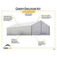 thumbnail image 3 of ShelterLogic SuperMax 18 x 30 x 11 ft White Canopy Enclosure Kit (Fr Rated - Frame And Canopy Sold Separately), 3 of 13