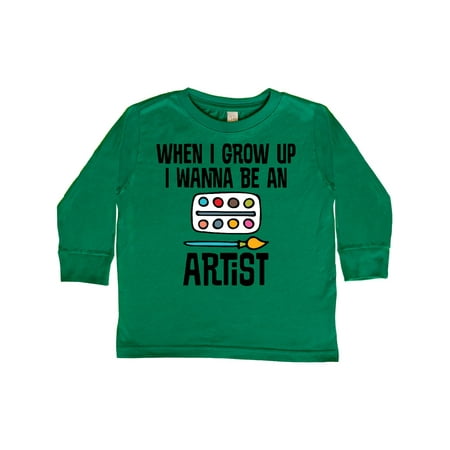 

Inktastic Future Artist Gift Toddler Boy or Toddler Girl Long Sleeve T-Shirt