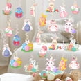 thumbnail image 1 of 24 Pcs Décoration Suspendue de Fête de Pâques Colorée pour Intérieur Extérieur Mignon, 1 of 8