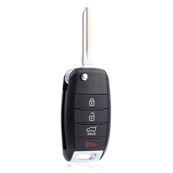 Key Fob Remote Flip 4-Button Replacement for 2017-2018 Kia Forte (OSLOKA-875T)