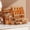 Amber, variant on Clear Makeup Organizer with Gold Frame – Countertop Vanity Organizer for Skincare, Lipsticks, Perfume & Brushes – Bathroom Cosmetic Storage Display Box