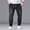 c01Black, variant on Mens Plus Size Trendy Jeans Joggers Stretchy, Elastic Waist Drawstring Pockets Denim Pants, Big and Tall Casual Stacked Jeans Black L