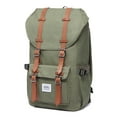 thumbnail image 3 of KAUKKO School Travel mochila para universidad flexible con portátil para 15",22L(Nylon/Verde) KAUKKO  EP5green[2pcs], 3 of 5