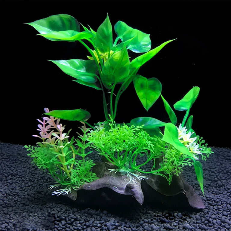 Uxcell Artificial Plants Grass Simulation Water Weeds Ornament Fish Tank  Plant Flower Aquarium Grass Decoration Accessories