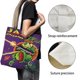 thumbnail image 3 of Rabbit Jack Bolso de tela con estampado de lienzo para mujer, bolsa de compras reutilizable y estética, con cremallera interior, regalo para mujer,40*45cm., 3 of 6