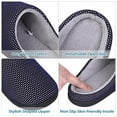 thumbnail image 5 of Danolapsi Memory Foam House Slippers For Men And Womens, Indoor Knitted Foam Slippers Non-slip Breathable Cozy,House Slippers Soft Plush Lined Slip On Indoor Outdoor, 5 of 7
