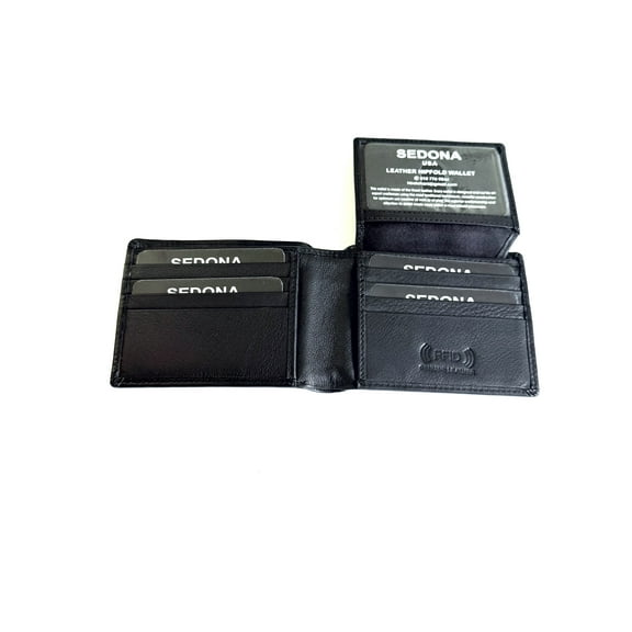 SEDONA® RFID BIFOLD WALLET WITH 2 ID WINDOWS