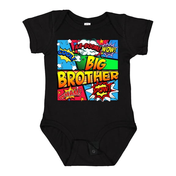 Inktastic Big Brother Comic Book Boys Baby Bodysuit