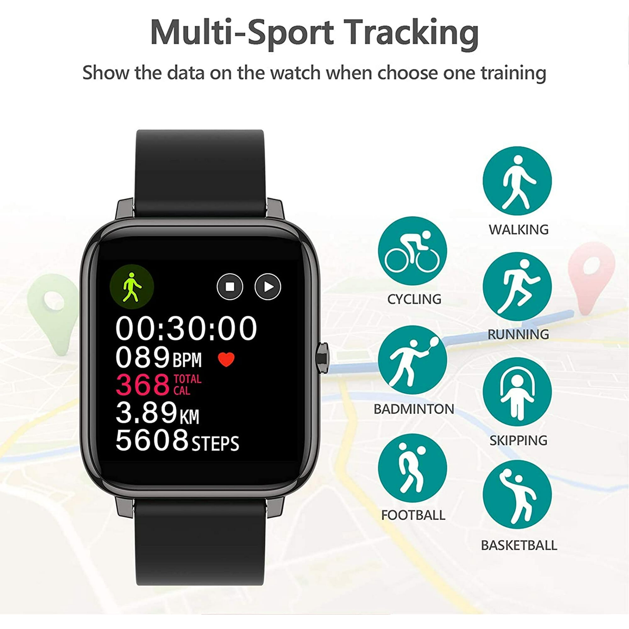 Montre Intelligente Pour Homme Et Femme [Répondre/passer Un