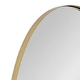 thumbnail image 3 of Kate and Laurel Rollo Oval Framed Wall Mirror, Gold 20x30, 3 of 8