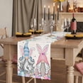 thumbnail image 2 of Table Runners 108 Inches Long Dress Scarves, Gnomes Easter Farmhouse Coffee/Dining/Kitchen Table Runner for Living Room, Colorful Spring Floral Weeping Eggs Retro Art 13x108 Inch, 2 of 9