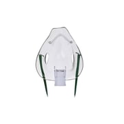 Medline NonRebreather Oxygen Mask Elongated Style Adult One Size Fits Most Adjustable Head Strap with Nose Clip HUD1059 (1 ea)
