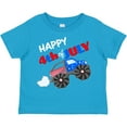 thumbnail image 3 of Inktastic Happy Fourth of July Monster Truck Boys or Girls Toddler T-Shirt, 3 of 5