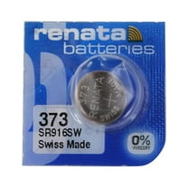 Renata Batteries 373 Silver Oxide Watch Battery (5 Pack)