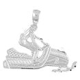 thumbnail image 1 of 14K White Gold Snow Mobile Pendant - 28 mm, 1 of 3