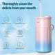 thumbnail image 4 of Flosser De Agua, Irrigador Bucal Port谩til Inal谩mbrico, Tanque De Agua De 200 Ml, 4 Puntas De Chorro, 3 Modos, Recargable Por Usb, Resistente Al Agua Para Viajes En Casa, 4 of 7