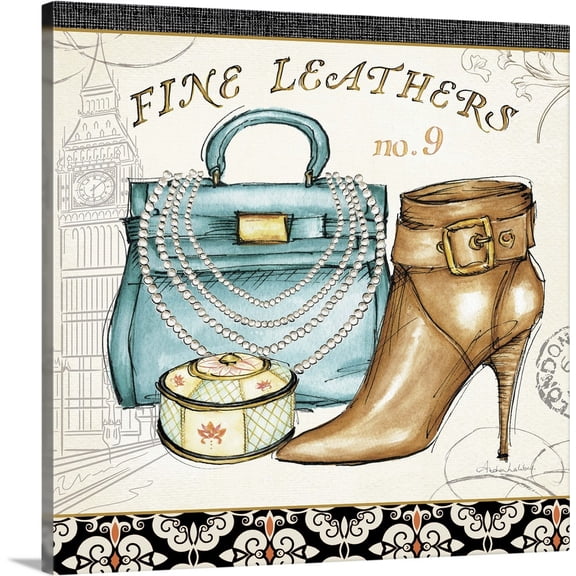 Great BIG Canvas | "Boutique de Luxe IV" Canvas Wall Art - 20x20