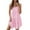 LYQ1_Pink, variant on Meichang Womens Summer Dresses for Women Casual Crewneck Sleeveless Striped Mini Dress Beach Vacation Flowy Ruffle Pleated Short Sundresses