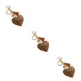 thumbnail image 3 of Guardoinrt Metal Wide Application Heart Shape Key Chain Stylish And Practical Exquisite Appearance Keychain orange 3Set, 3 of 6