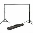 thumbnail image 2 of Adjustable Background Backdrop Support Stands Photography Backdrop Crossbar Frame Kit, 2 of 2