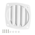 KERISTE 3 inch Boat Louvered Vent Accessory Square Air Vent Grill for