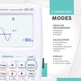 thumbnail image 4 of "Scientific Calculator with Graphic Functions - Multiple Modes with Intuitive Interface - Perfect for Students of Beginner and Advanced Courses, High School or College ", 4 of 6