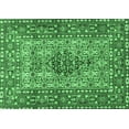thumbnail image 1 of Ahgly Company Indoor Rectangle Persian Emerald Green Traditional Area Rugs, 8' x 10', 1 of 4