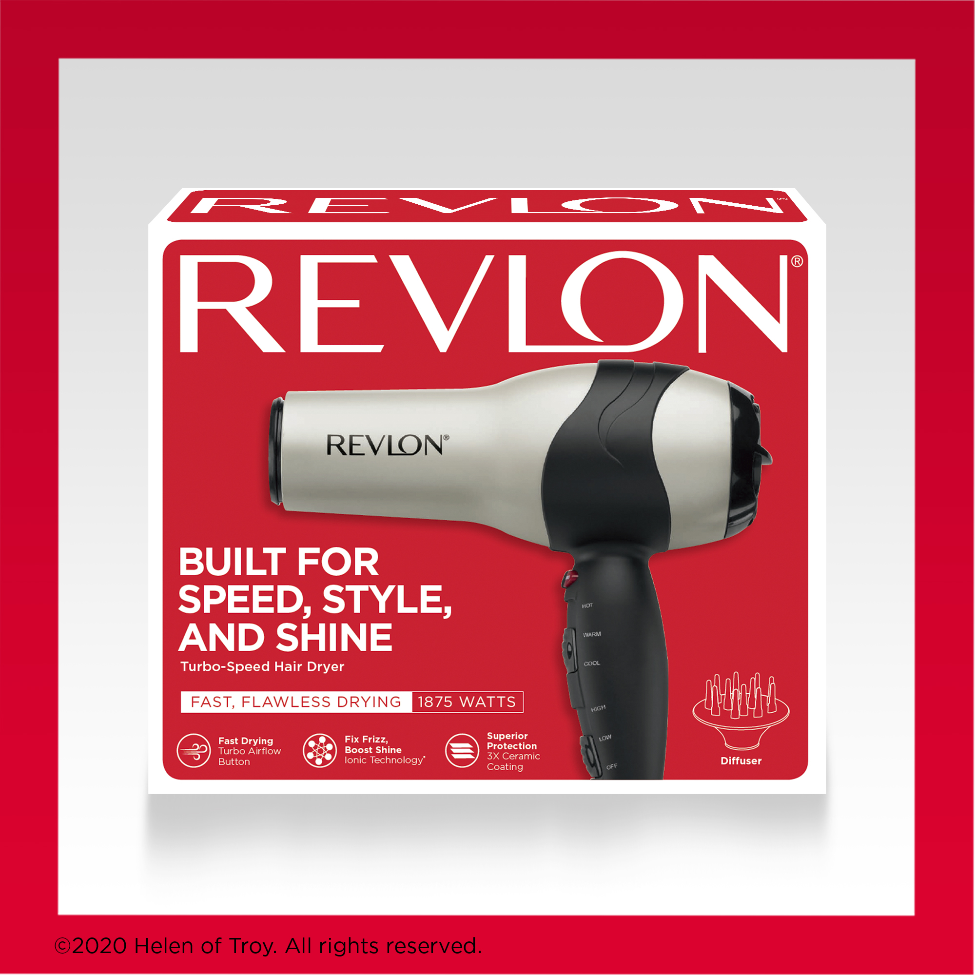 Revlon 1875W Turbo Ceramic + Ionic Hair Dryer photo 6