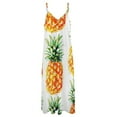 thumbnail image 4 of Lunarable Pineapple Sleeveless Dress Women's Luxury Party Dress Birthday Dresses for Women, 4 of 7
