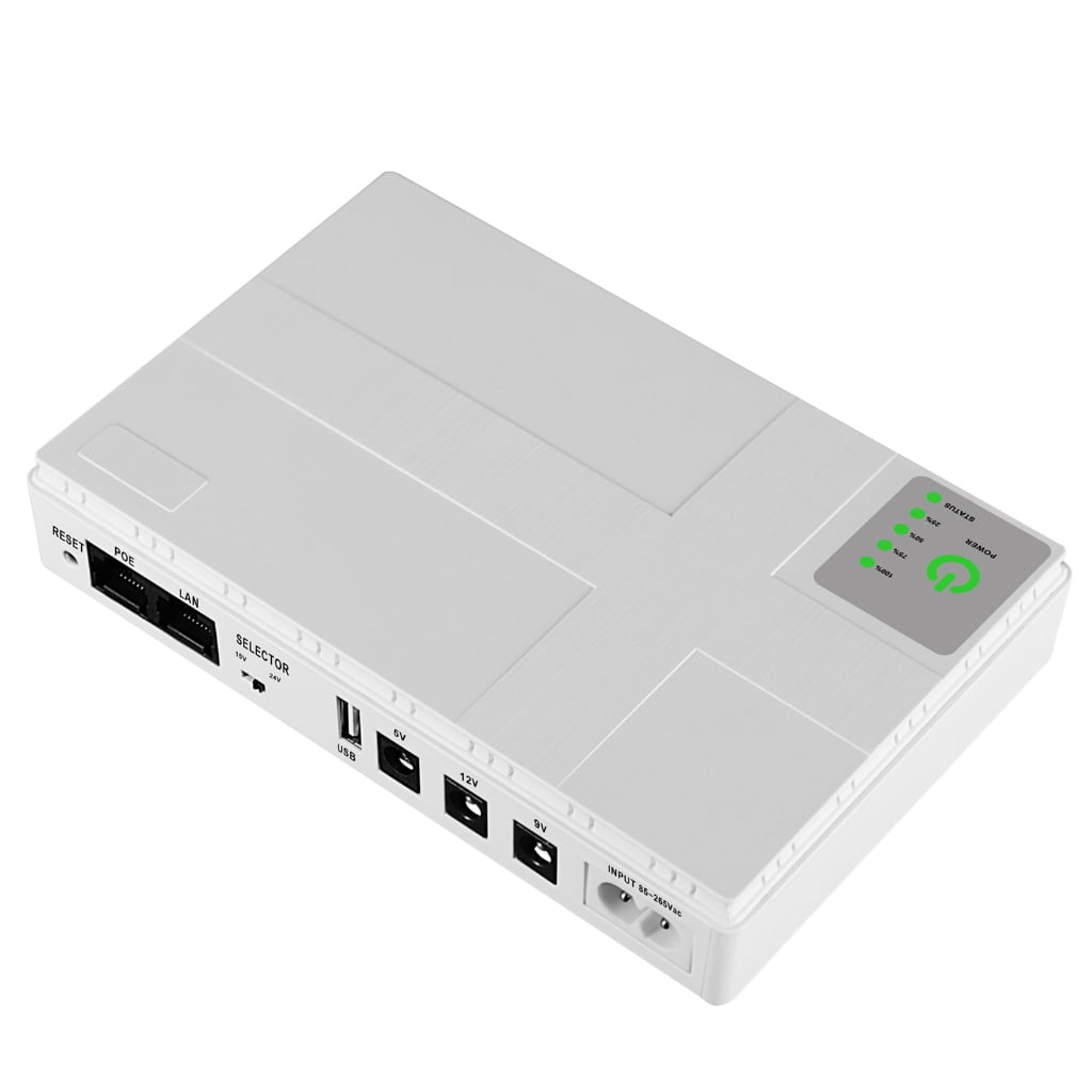 MUSUPER 10400mAh UPS Battery Backup 5V 9V 12V 1A Backup Battery Power Supply, Back-UPS